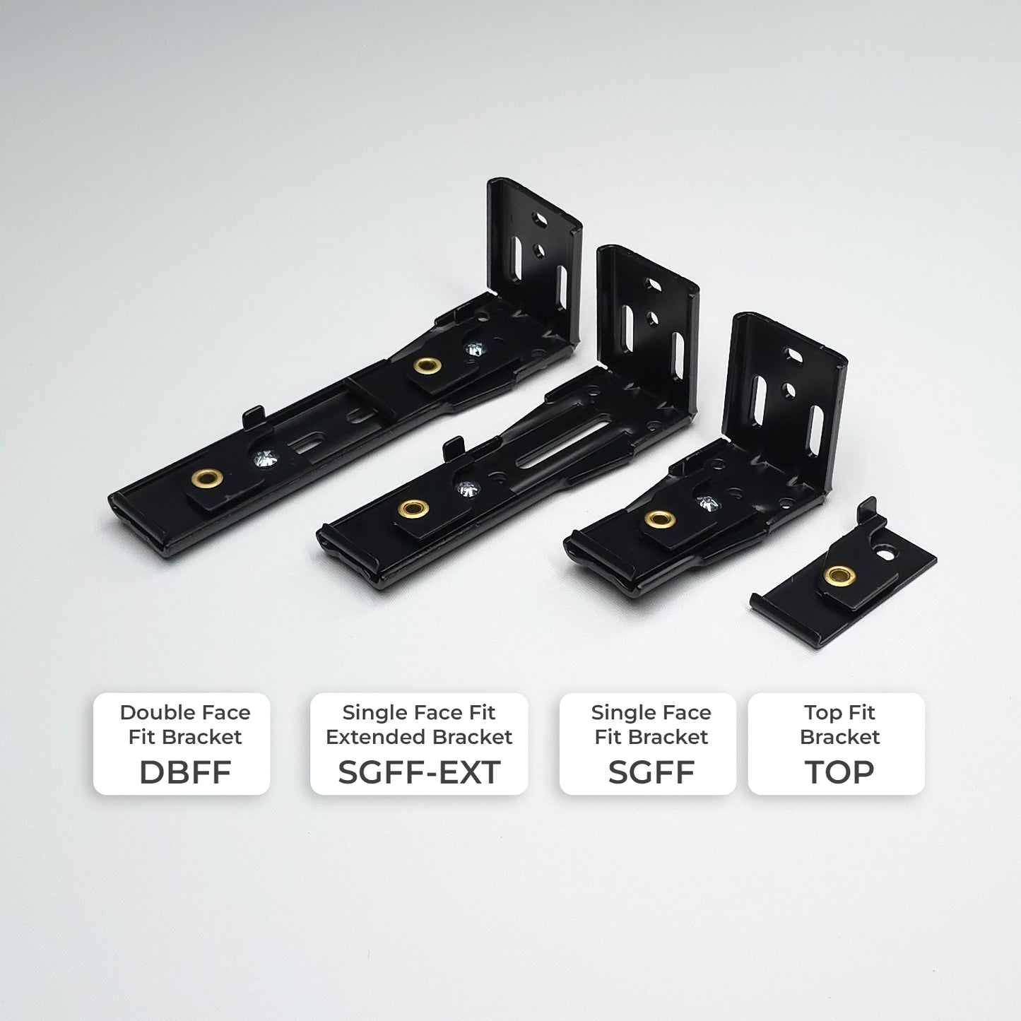 Curtain Standard SGFF KPS Bracket Black