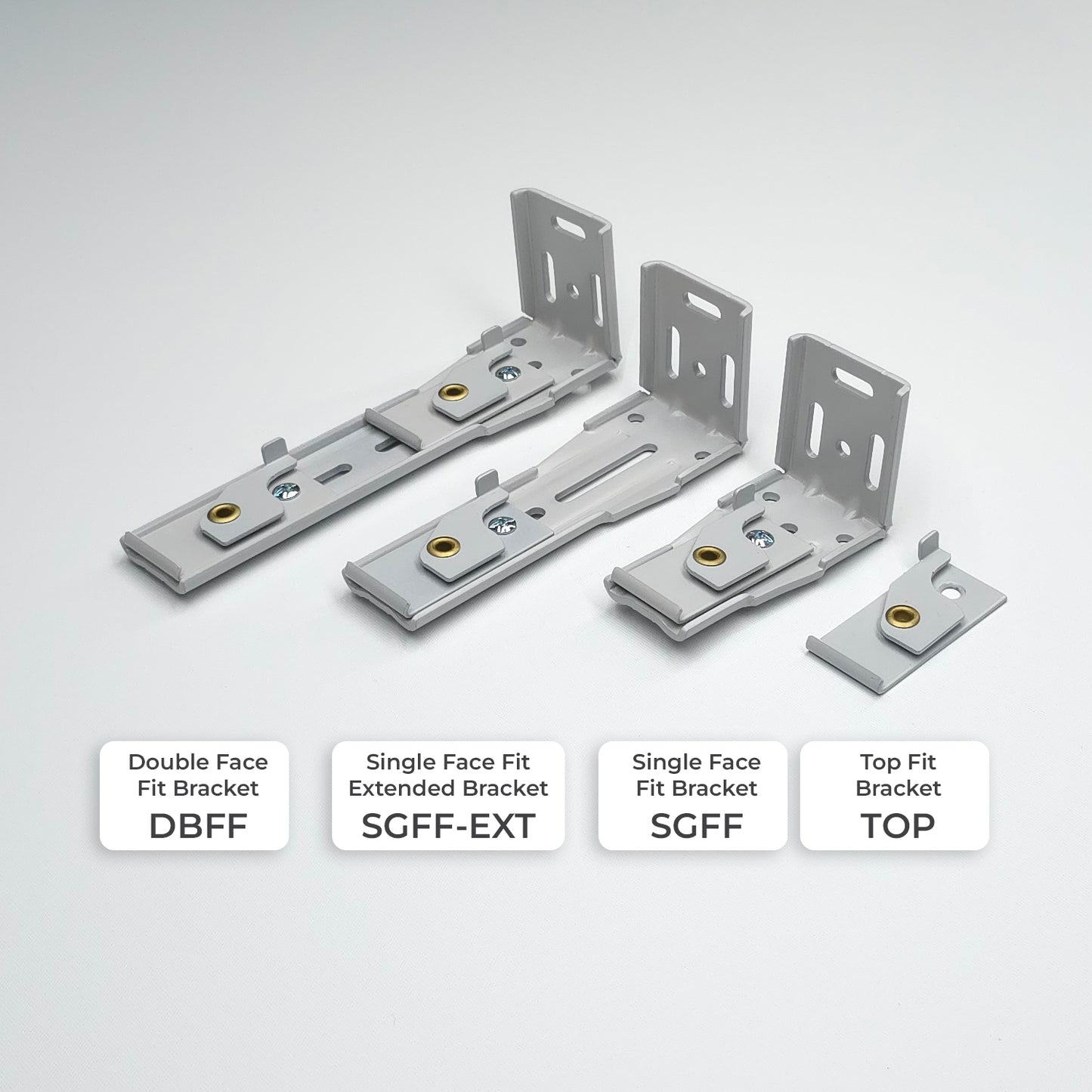 Curtain Standard SGFF-EXT Bracket Dove Grey