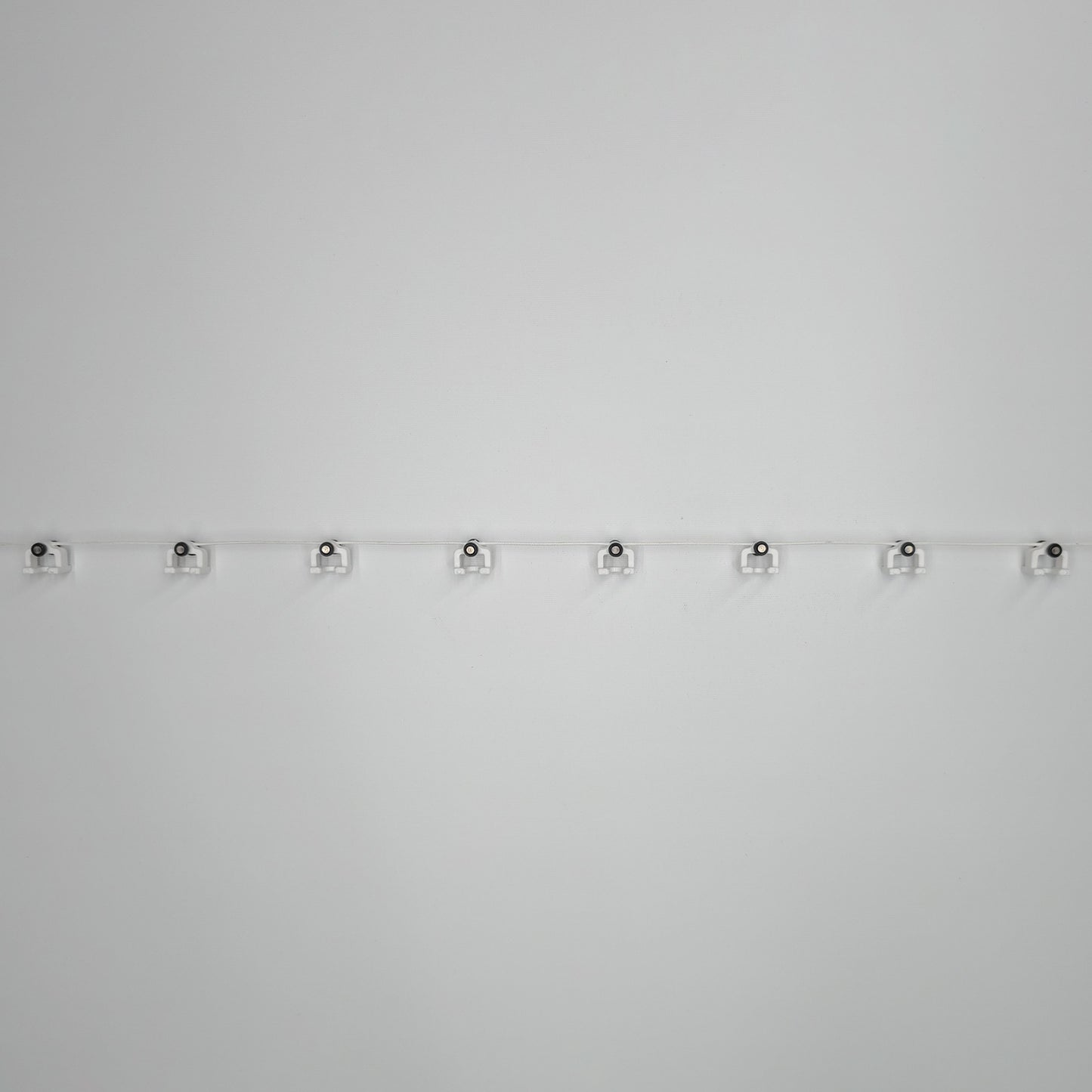 Curtain S-Fold 54mm Wheel Runner White