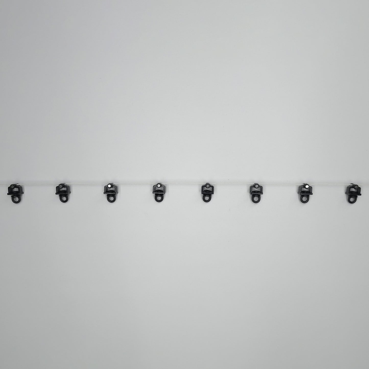 Curtain Wave Fold 54mm Wheel Runner Black