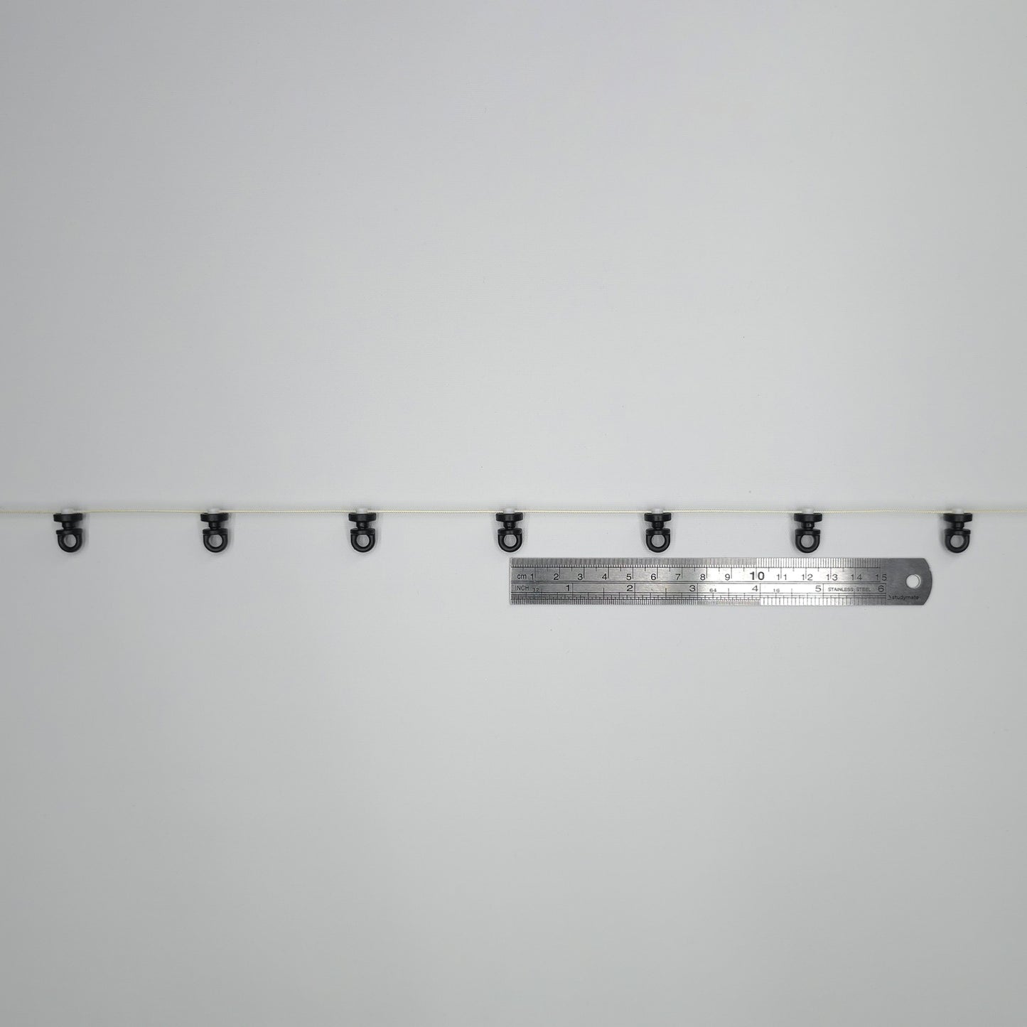 Curtain Wave Fold 60mm Runner Black