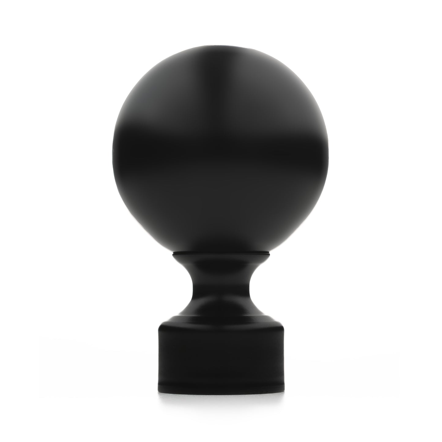Curtain Standard R35 Ball Finial Black Matte