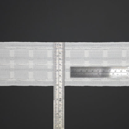 Curtain Pleat 75mm Pencil Tape White