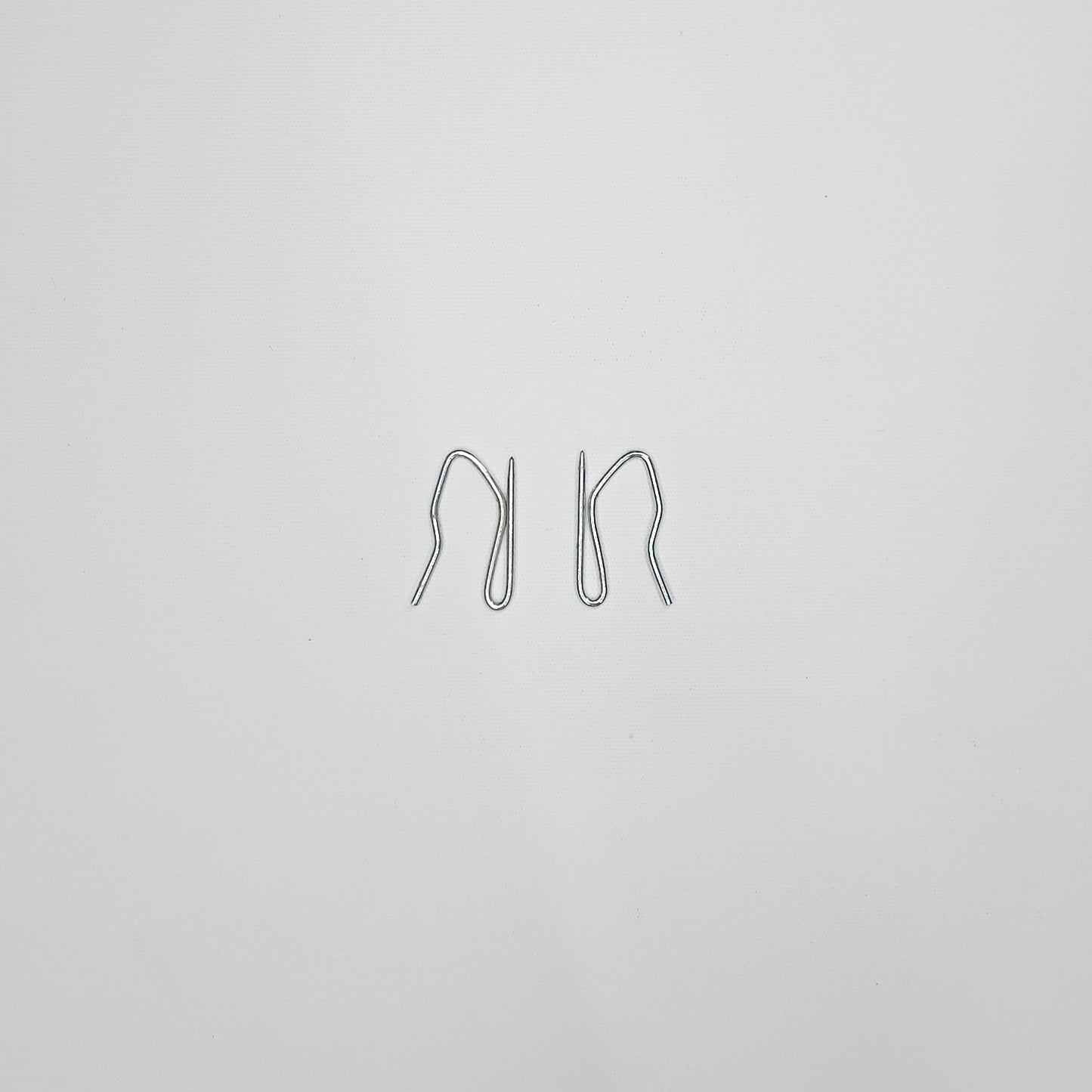 Curtain Pleat Pin Hook Silver