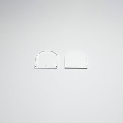 Roller RB08 SG 40mm Proj Bracket Cover White