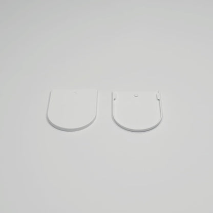 Roller RB08 SG 40mm Proj Bracket Cover White
